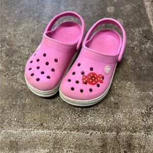 Kids Pink Crocband Crocs